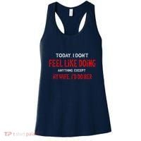 Today I Don't Feel Like Doing Anything Except My Wife I'd Do Her Gift Women's Tank Top thumb 0