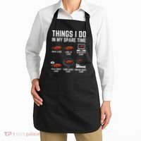 Things I Do In My Spare Time Funny Car Enthusiast Car Lover Apron thumb 2