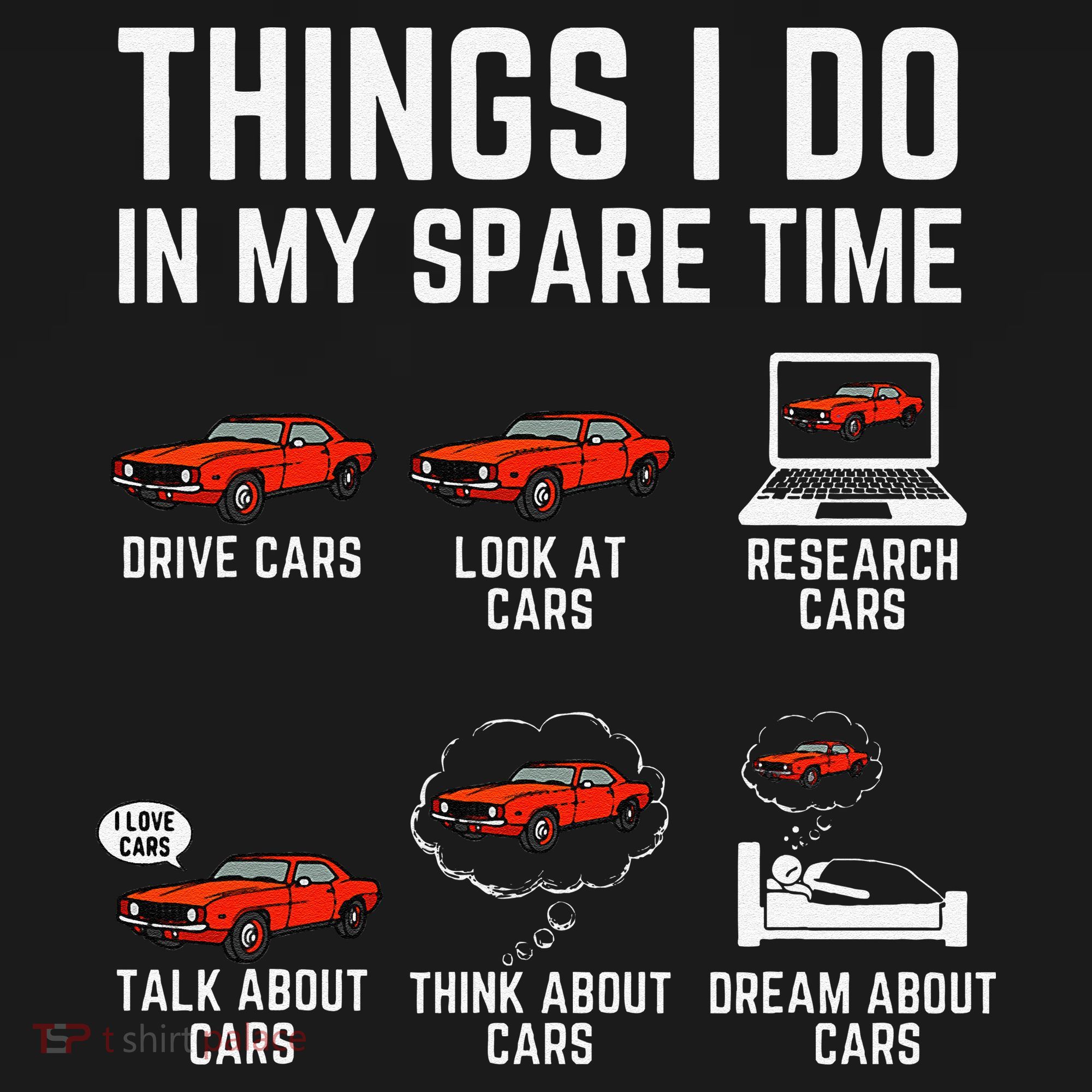 Things I Do In My Spare Time Funny Car Enthusiast Car Lover Baby Bodysuit