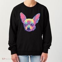 Tie Dye Chihuahua Women's Sweatshirt thumb 0