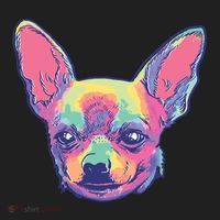 Tie Dye Chihuahua Women's Sweatshirt thumb 2