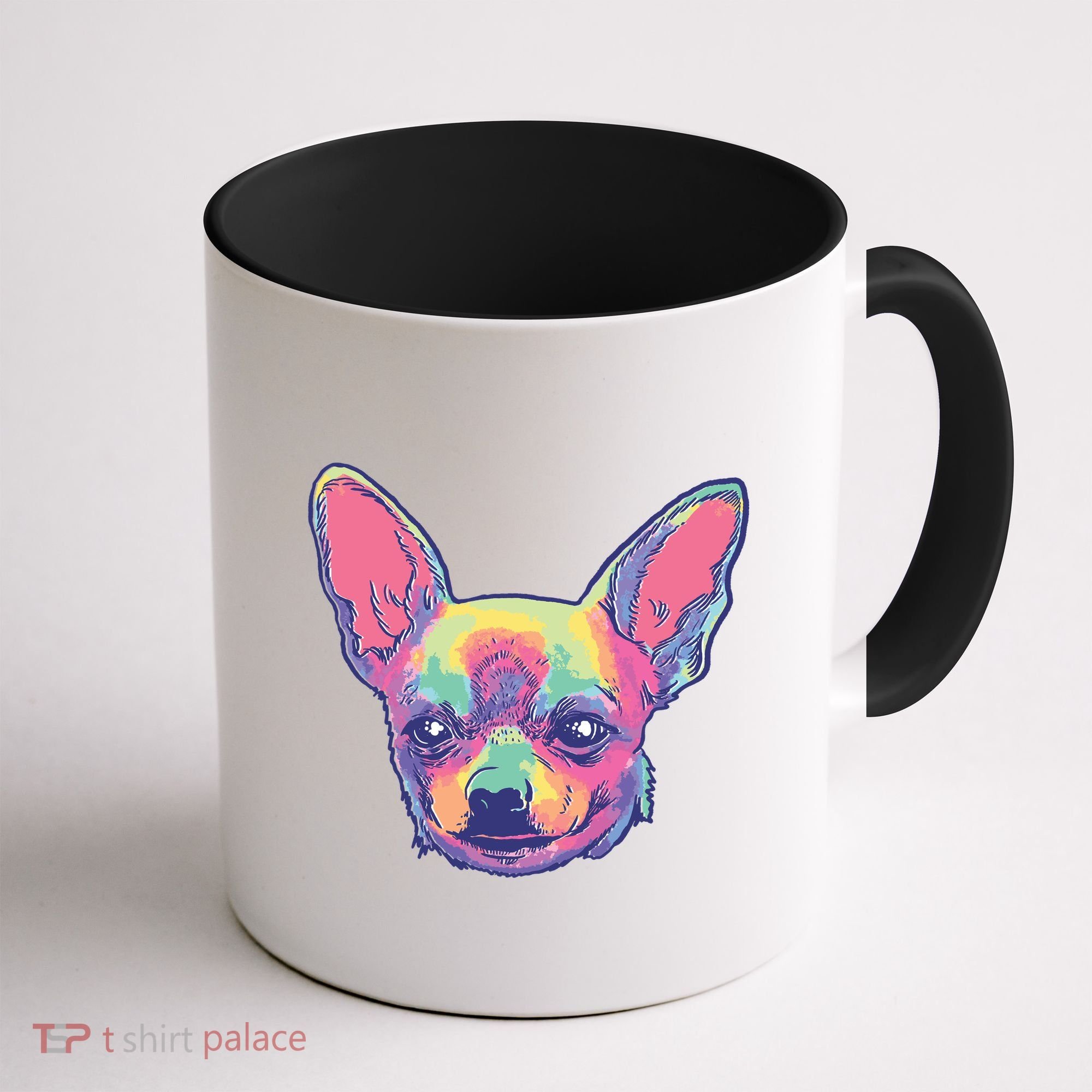 Tie Dye Chihuahua Coffee Mug