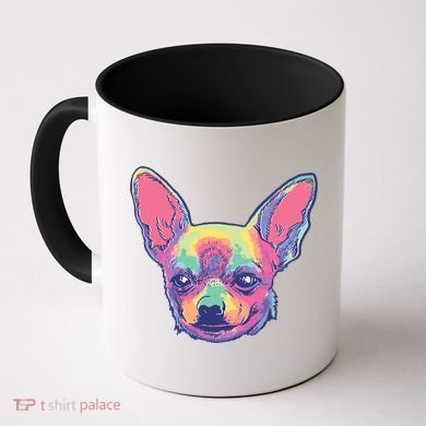 Tie Dye Chihuahua Coffee Mug