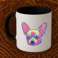 Tie Dye Chihuahua Coffee Mug thumb 2