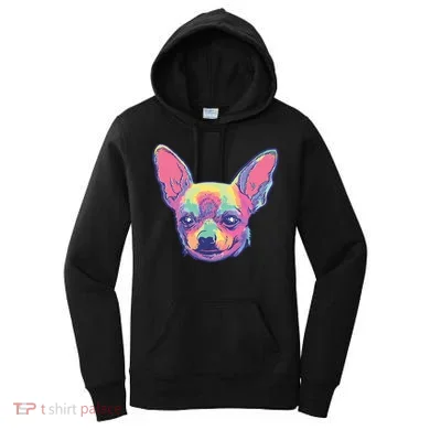 Tie Dye Chihuahua Women's Hoodie