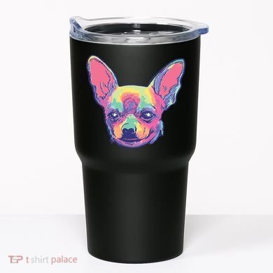 Tie Dye Chihuahua Tumbler
