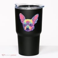 Tie Dye Chihuahua Tumbler thumb 0