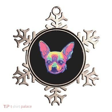 Tie Dye Chihuahua Ornament