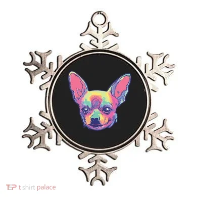 Tie Dye Chihuahua Ornament