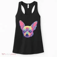 Tie Dye Chihuahua Women's Tank Top thumb 0