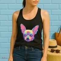 Tie Dye Chihuahua Women's Tank Top thumb 2