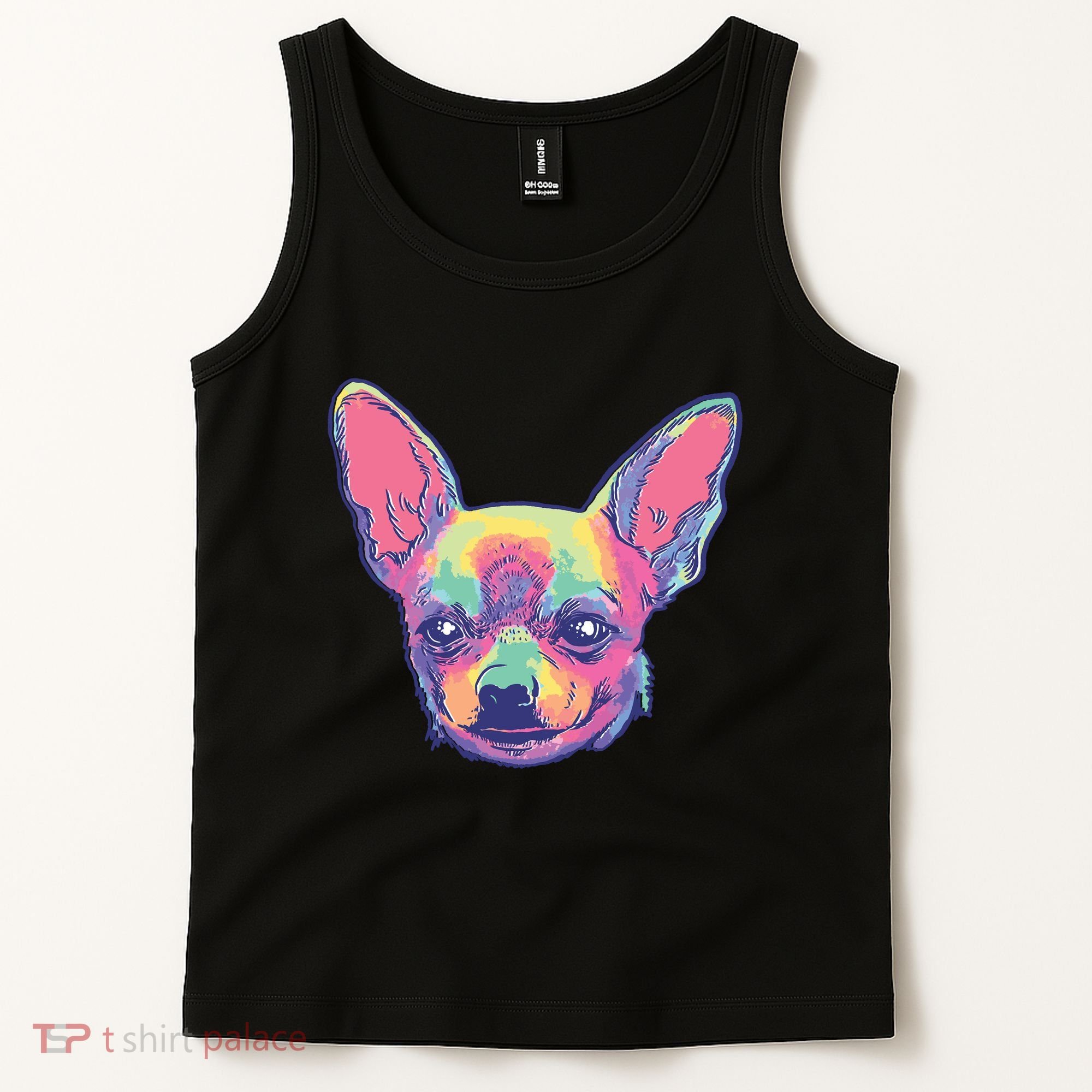 Tie Dye Chihuahua Tank Top