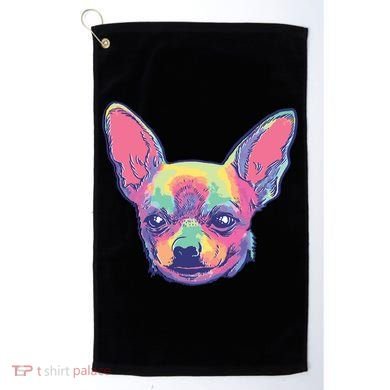 Tie Dye Chihuahua Golf Towel