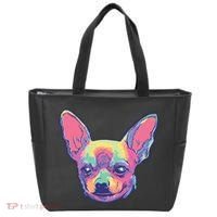Tie Dye Chihuahua Tote Bag thumb 0