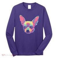 Tie Dye Chihuahua Long Sleeve Shirt thumb 0
