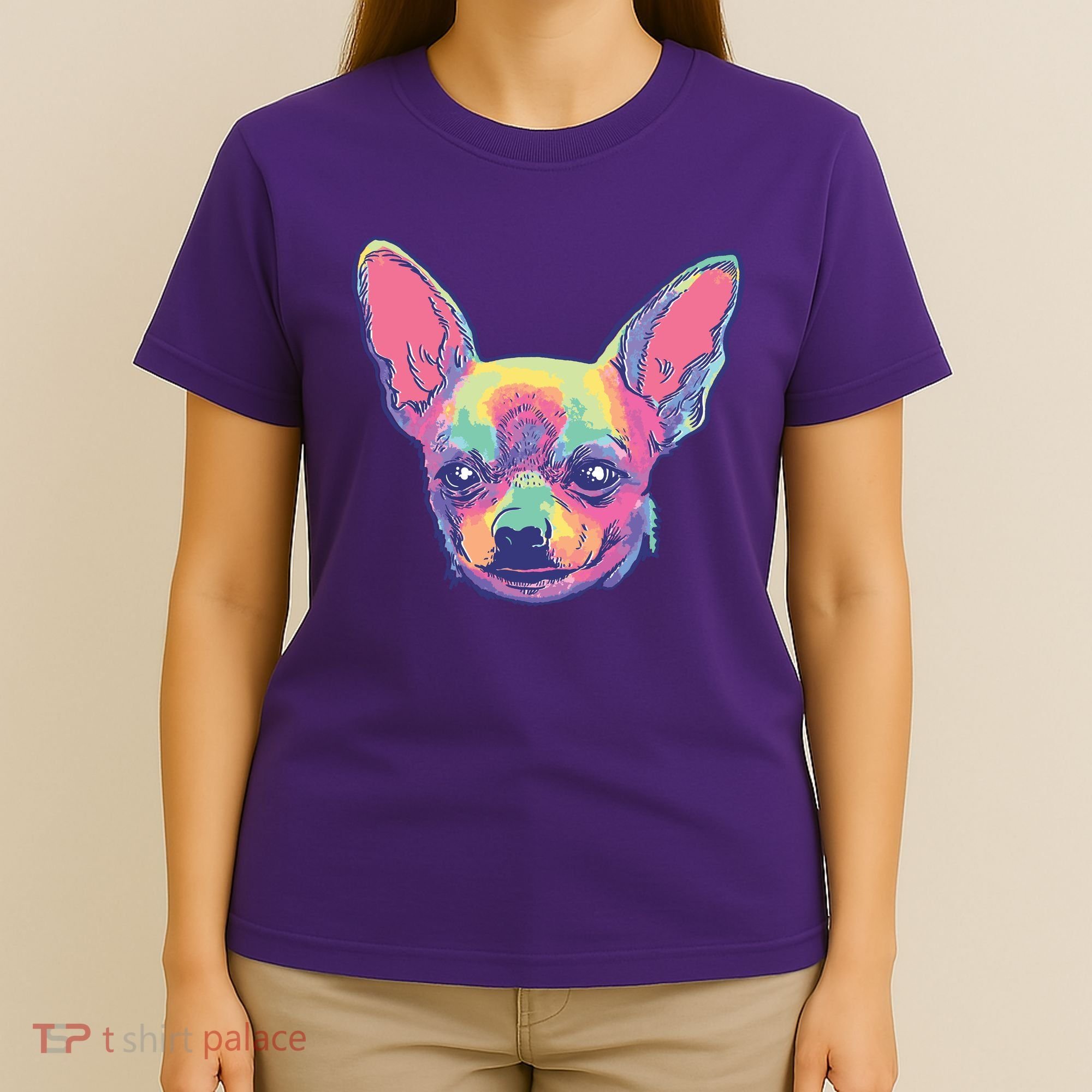Tie Dye Chihuahua T-Shirt
