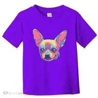 Tie Dye Chihuahua Toddler T-Shirt thumb 0
