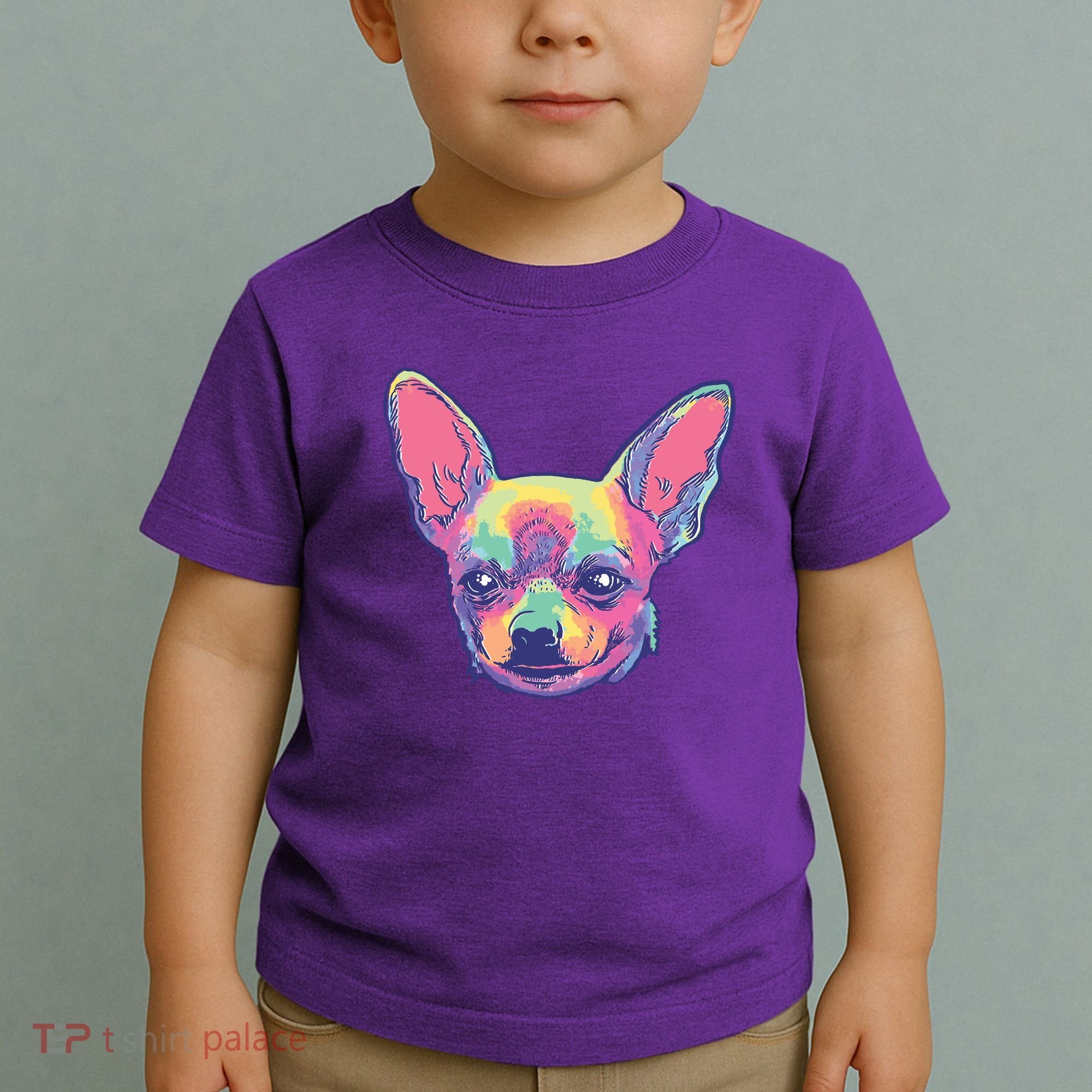 Tie Dye Chihuahua Toddler T-Shirt