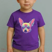 Tie Dye Chihuahua Toddler T-Shirt thumb 2