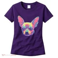 Tie Dye Chihuahua Women's T-Shirt thumb 0