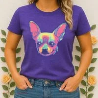 Tie Dye Chihuahua Women's T-Shirt thumb 2