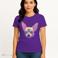 Tie Dye Chihuahua Women's T-Shirt thumb 4