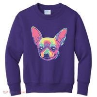 Tie Dye Chihuahua Kids Sweatshirt thumb 0