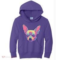 Tie Dye Chihuahua Kids Hoodie thumb 0