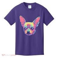 Tie Dye Chihuahua Kids T-Shirt thumb 0