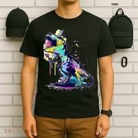Tie Dye Colorful Trex Dinosaur T-Shirt thumb 6