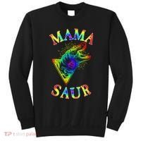 Tie Dye Mama Saur Mamasaurus T-Rex Dinosaur Sweatshirt thumb 0