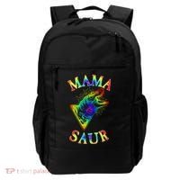 Tie Dye Mama Saur Mamasaurus T-Rex Dinosaur Backpack thumb 0