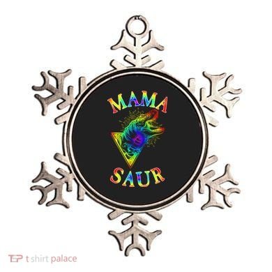 Tie Dye Mama Saur Mamasaurus T-Rex Dinosaur Ornament