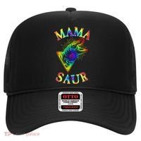 Tie Dye Mama Saur Mamasaurus T-Rex Dinosaur Hat thumb 0