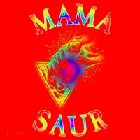 Tie Dye Mama Saur Mamasaurus T-Rex Dinosaur Santa Hat thumb 1