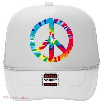 Tie Dye Peace Sign Hat