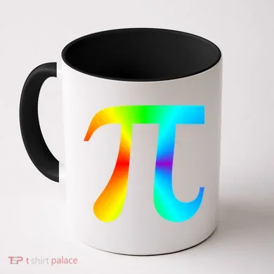 Tie Dye Pi Coffee Mug