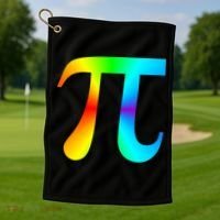 Tie Dye Pi Golf Towel thumb 1
