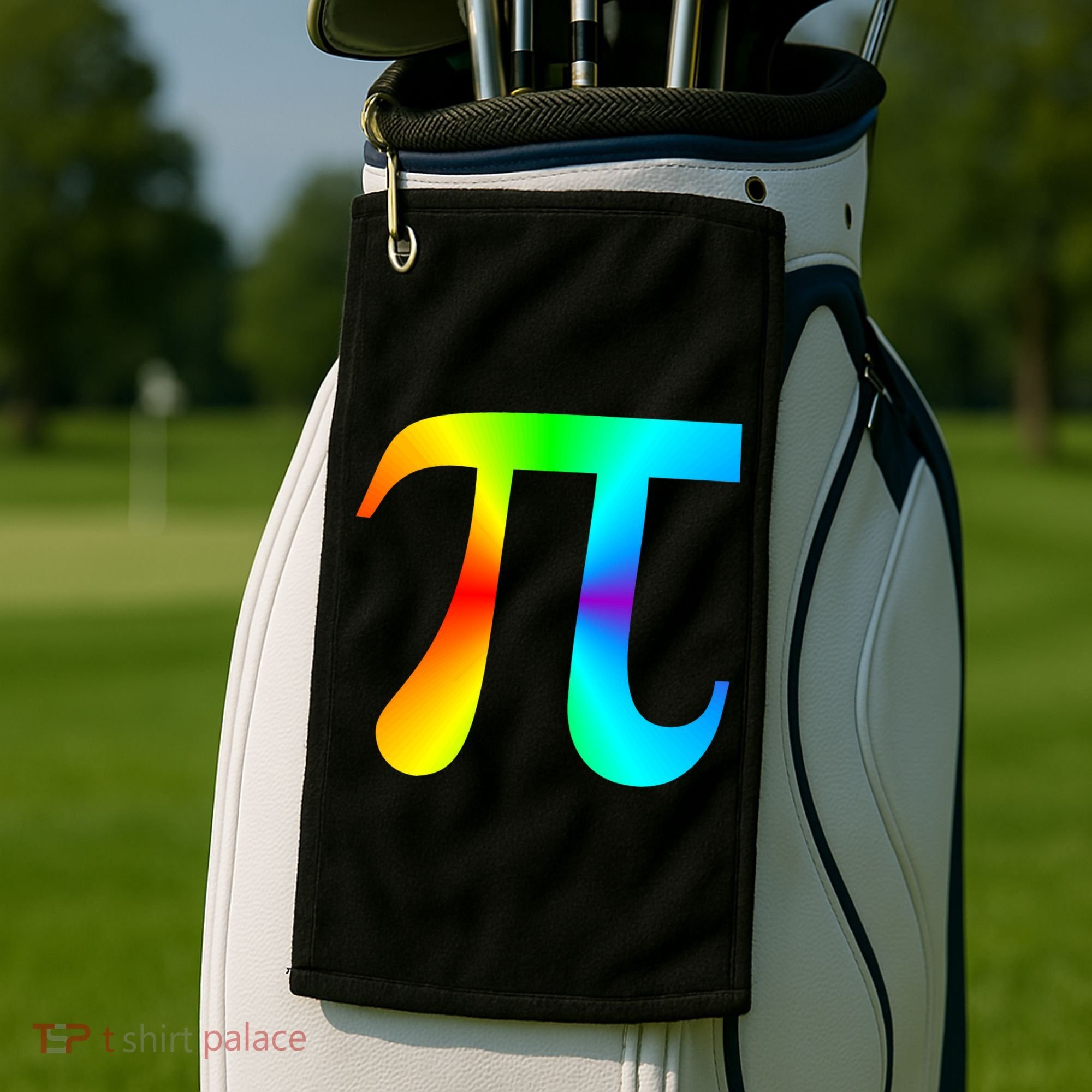 Tie Dye Pi Golf Towel