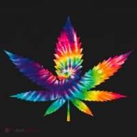 Tie Dye Pot leaf Backpack thumb 2
