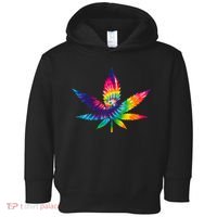 Tie Dye Pot leaf Toddler Hoodie thumb 0