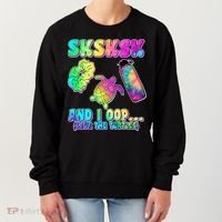 Tie Dye SKSKSK and I OOP Save the Turtles Women's Sweatshirt thumb 0