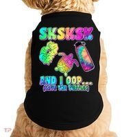 Tie Dye SKSKSK and I OOP Save the Turtles Doggie Tank thumb 0
