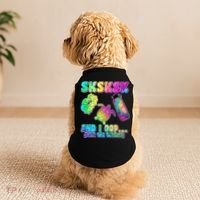 Tie Dye SKSKSK and I OOP Save the Turtles Doggie Tank thumb 2