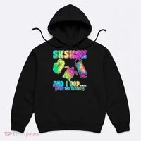 Tie Dye SKSKSK and I OOP Save the Turtles Hoodie thumb 0