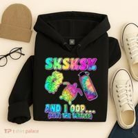 Tie Dye SKSKSK and I OOP Save the Turtles Hoodie thumb 4