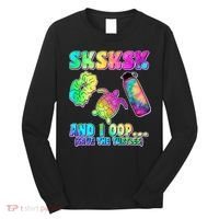 Tie Dye SKSKSK and I OOP Save the Turtles Long Sleeve Shirt thumb 0