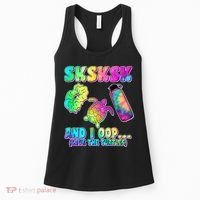 Tie Dye SKSKSK and I OOP Save the Turtles Women's Tank Top thumb 0