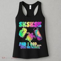 Tie Dye SKSKSK and I OOP Save the Turtles Women's Tank Top thumb 3
