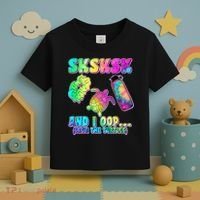 Tie Dye SKSKSK and I OOP Save the Turtles Toddler T-Shirt thumb 3